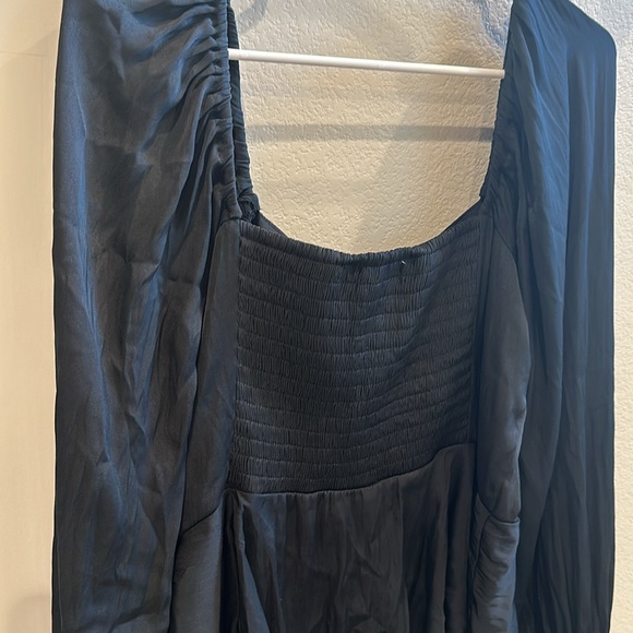 EUC Altar’d State Brand Layered Ruffle Long Sleeve Black Dress LBD Size XL - Picture 14 of 14